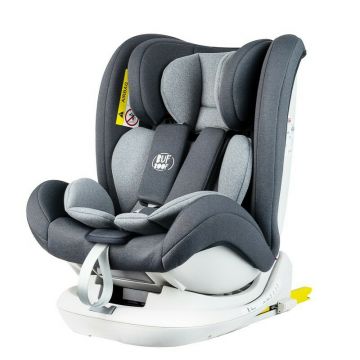 Scaun Auto SKY DELUXE BUF BOOF Grey cu Isofix cu pozitie somn rotativ 360 pentru 0 36 kg