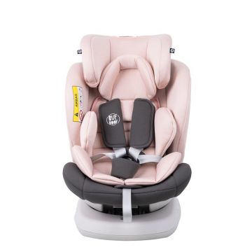 Scaun auto Tweety Plus Deluxe Buf Boof LightPink cu isofix rotativ 360 grade 0-36 kg