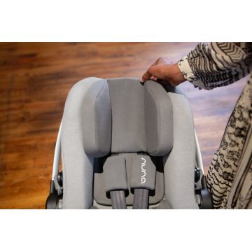 Scoica auto i-Size Pipa Next Frost nastere - 83 cm testata Adac Nuna