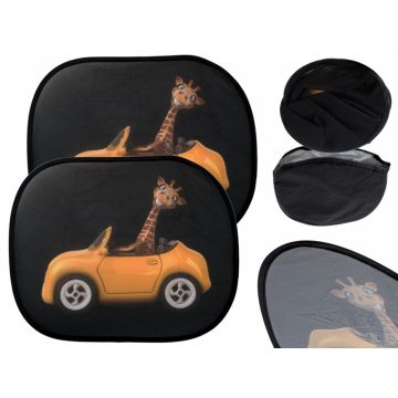 Set 2 parasolare auto Girafa