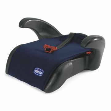 Chicco - Inaltator auto, Quasar Plus, Cu forma anatomica pentru fixarea centurii auto, Grupa 2/3 (15-36 kg), Conform standardului european de securitate ECE R44/04, Albastru inchis