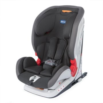 Chicco - Scaun auto copii, YOUniverse Isofix+ Top Tether, 9- 36 kg, Conform cu standardul european de securitate ECE R44/04, Jet Black