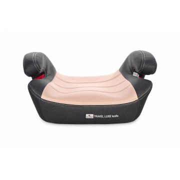 Inaltator auto Travel Luxe cu isofix 15-36 kg Black Beige