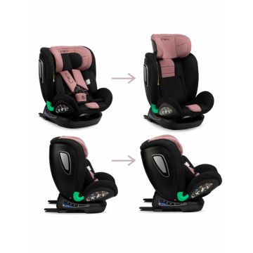 Scaun Auto I-Size 40-150 cm Rear Facing Momi Urso Pink