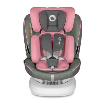 Scaun auto Lionelo Bastiaan One rotativ 360 grade Top Tether 0-36 Kg Roz