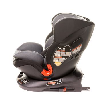 Scaun auto rotativ 4Baby Space-Fix 0-36 kg grafit