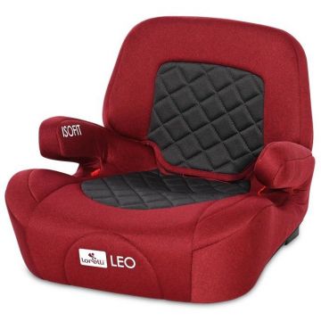 Inaltator Auto Leo Isofix Brick Red