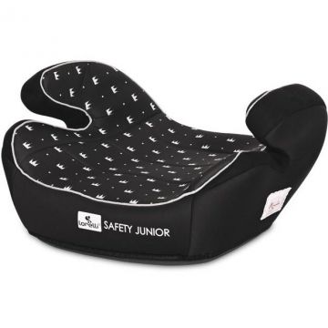 Inaltator Auto Safety Junior Fix Black Crowns Inaltator Auto Safety Junior Fix Black Crowns