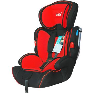 Scaun auto ajustabil BXS-208GR 9 - 36 kg negru / rosu