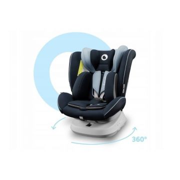 Scaun auto Bastiaan One Pozitie somn, Protectie laterala, Rotire 360 grade,  0-36 Kg, cu Isofix, Albastru