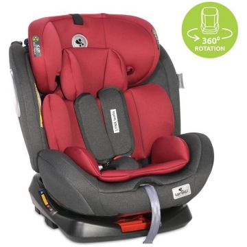 Scaun auto copil Lynx Isofix 0-36 Kg Black / Red