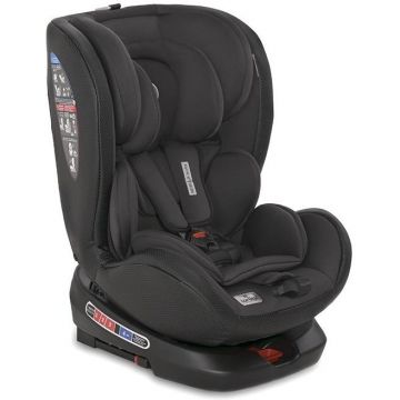 Scaun auto copil Nebula Isofix Black Leather