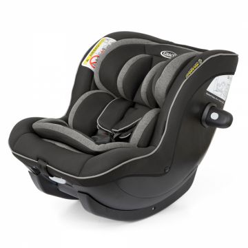 Scaun auto Graco Ascent i-Size exclusiv Rear-Facing Black cu baza Isofix