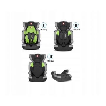 Scaun auto Levi One Lime Spatar detasabil, 9-36 Kg, Verde