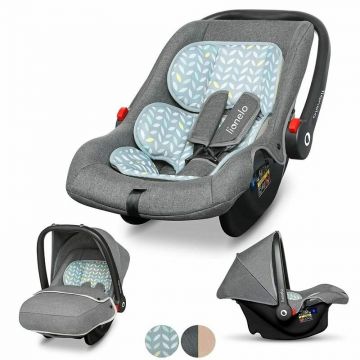Scaun auto Noa Plus Scandi, 0-13 Kg, Cu maner reglabil, Cu husa de picioare, Cu capotina, salteluta doua fete, Gri Scaun auto Noa Plus Scandi, 0-13 Kg, Cu maner reglabil, Cu husa de picioare, Cu capotina, salteluta doua fete, Gri