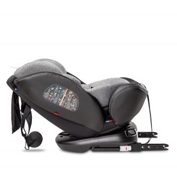 Scaun auto rotativ Caretero MUNDO 0-36 Kg Isofix Gri
