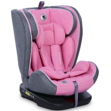 Scaun auto rotativ cu isofix, Lorelli Atlas, 0-36 Kg, Blush Pink