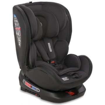 Scaun auto rotativ cu isofix, Lorelli Nebula, 0-36 Kg, Black Leather