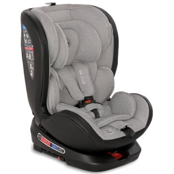 Scaun auto rotativ cu isofix, Lorelli Nebula, 0-36 Kg, Grey Leather
