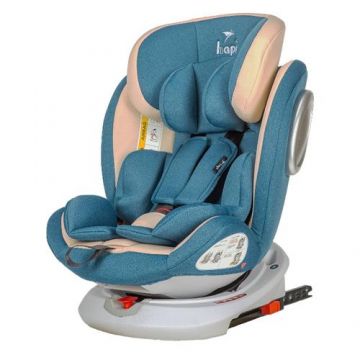 Scaun Auto Rotativ Hapi Ozy cu Isofix Si Centura - Albastru