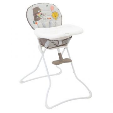 Scaun de masa Graco Snack N Stow Bear Story, 6 luni+, Maxim 15 kg (Multicolor)