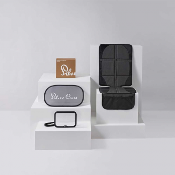 Set de calatorie Silver Cross oglinda retrovizoareparasolar si protectie bancheta