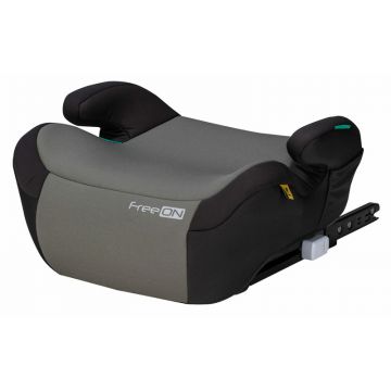 Inaltator auto, FreeOn, Taurus Fix, Cu isofix, Potrivit pentru copiii intre 125 si 150 cm, Conform cu standardul european de securitate ECE R129, Gray