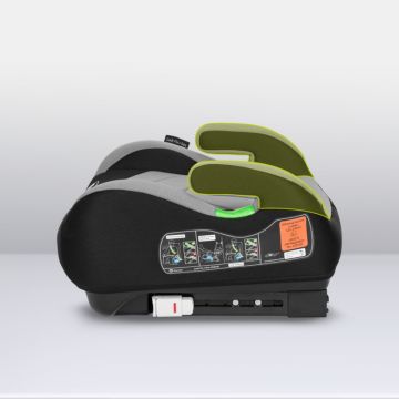 Inaltator auto Lionelo Luuk Fix instalare cu sistem Isofix si centura de prindere gri
