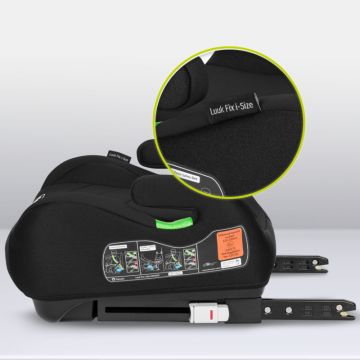 Inaltator auto Lionelo Luuk Fix instalare cu sistem Isofix si centura de prindere negru