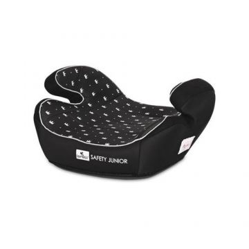 Inaltator auto Lorelli, Safety Junior Fix, 15-36 Kg, sistem de ancorare, husa detasabila, cotiere (Negru)