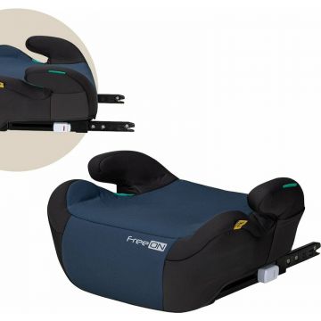 Inaltator auto, Taurus Fix, Cu isofix, Potrivit pentru copiii intre 125 si 150 cm, FreeON, Conform cu standardul european de securitate ECE R129, Blue/Black