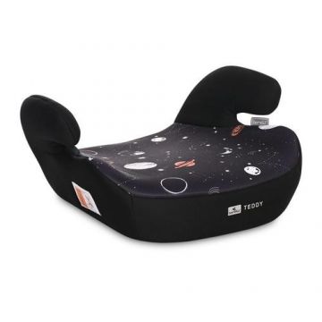 Inaltator auto Teddy, siguranta si confort, 15-36 Kg, husa detasabila si lavabila, Black Cosmos