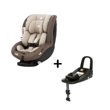 Joie - Set Scaun auto i-Anchor Advance 40-105 cm, Wheat + Baza Isofix i-Size i-Base Advance Joie - Set Scaun auto i-Anchor Advance 40-105 cm, Wheat + Baza Isofix i-Size i-Base Advance