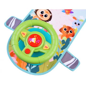 Jucarie interactiva Volan Muzical Green 12 luni+
