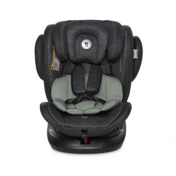 Scaun auto Lorelli Aviator, Isofix, 0-36 Kg, rotativ 360 grade, suport moale spate si sezut, perna lombara, tetiera reglabila, Iceberg Green