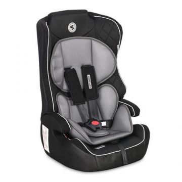 Scaun auto Lorelli Explorer, 9-36 Kg, spatar detasabil, confortabil, prindere centura in 5 puncte, cu cotiere, Black & Grey