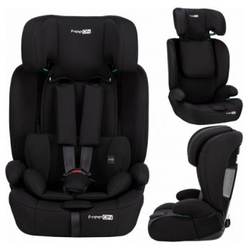 Scaun auto pentru copii Uran I-Size 76-150cm cu tetiera reglabila in 14 pozitii Black