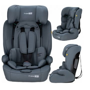 Scaun auto pentru copii Uran I-Size 76-150cm cu tetiera reglabila in 14 pozitii Dark Grey
