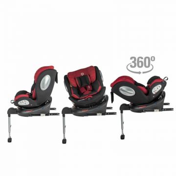 Scaun auto rotativ 0-36 kg Coccolle Vigo Poppy Red