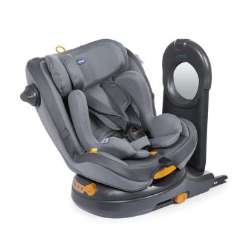 Scaun auto rotativ 360 Chicco AroundU iSize, Isofix, Pearl (Gri), 0-18kg Scaun auto rotativ 360 Chicco AroundU iSize, Isofix, Pearl (Gri), 0-18kg