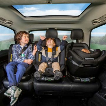 Scaun auto rotativ Chicco Unico EVO i-Size IndiaInk de la nastere pana la 12 ani