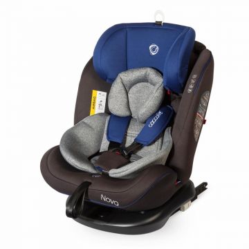 Scaun auto rotativ cu Isofix grupa 0-36 kg Nova Albastru