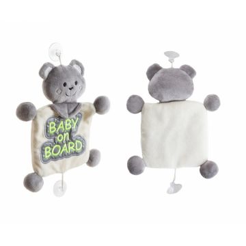 Semn reflectorizant Baby on Board BabyJem Verde