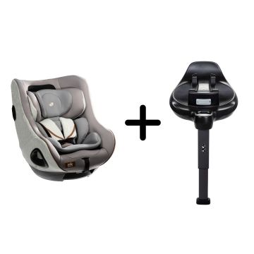 Set scaun auto rotativ i-Size Joie i-Harbour Signature Oyster, 40-105 cm + Baza i-Size i-Base Encore, testat ADAC si certificat R129 Set scaun auto rotativ i-Size Joie i-Harbour Signature Oyster, 40-105 cm + Baza i-Size i-Base Encore, testat ADAC si certificat R129