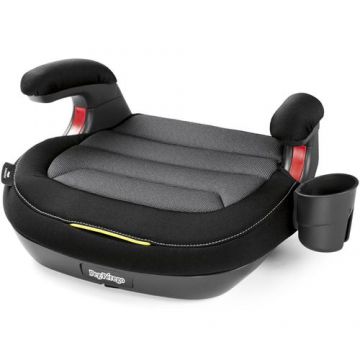 Inaltator auto ISOFIX Peg Perego Viaggio 2-3 Crystal Black, 15-36 kg, Negru