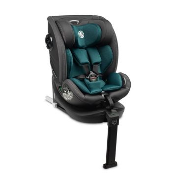 Scaun auto, Caretero, Fortis, i-Size, 40-150 cm, 0-36 kg, Cu sistem Isofix+picior stabilizator, Rotire 360 grade, Reglare spatar in 4 trepte, Reglare tetiera pana la 26 cm, Conform R129/02, 0 luni+, Verde