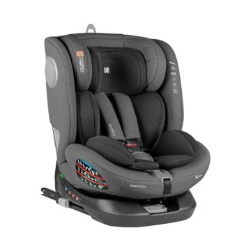 Scaun Auto cu isofix I-size 40-150 cm Kikka Boo I-Moove Gri Inchis