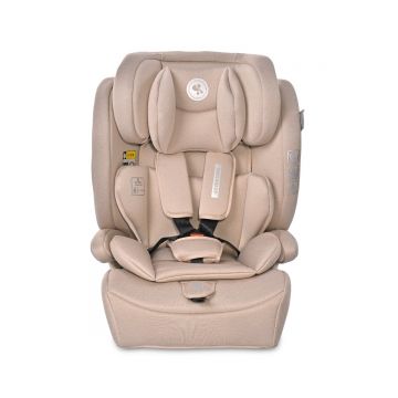 Scaun auto, Lorelli Adventure, i-Size, 15 luni-12 ani, 76-150 cm, Beige