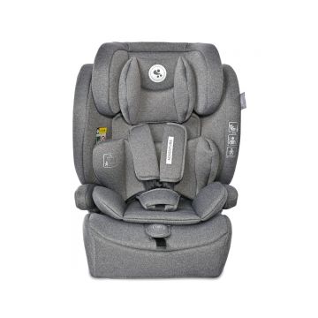 Scaun auto, Lorelli Adventure, i-Size, 15 luni-12 ani, 76-150 cm, Grey