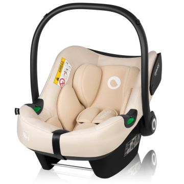Scoica auto Lionelo i-Size Astrid 0-13 Kg 40-87 cm bej Testata ADAC